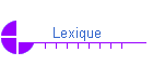 Lexique